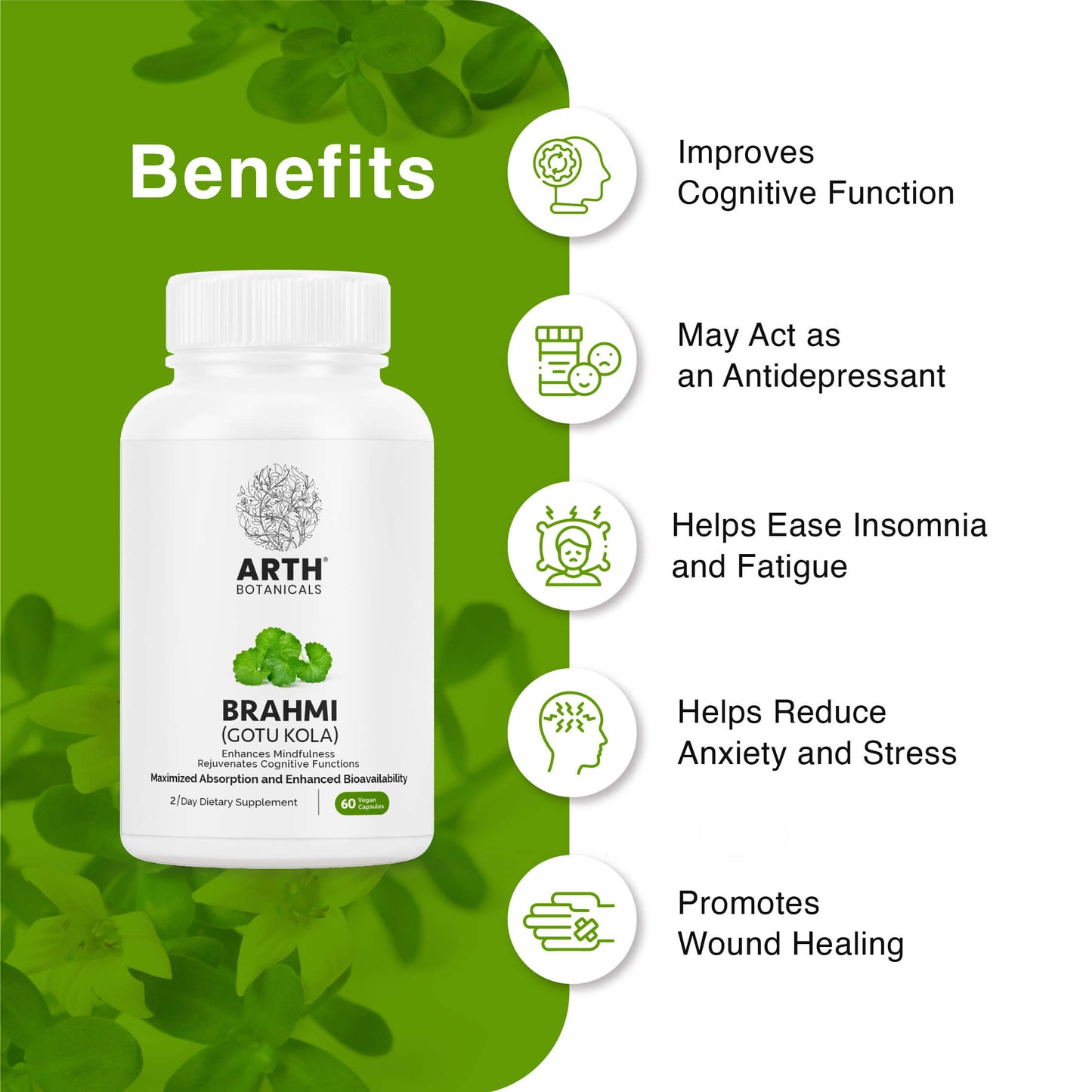 Ayurvedic brahmi supplement benefits