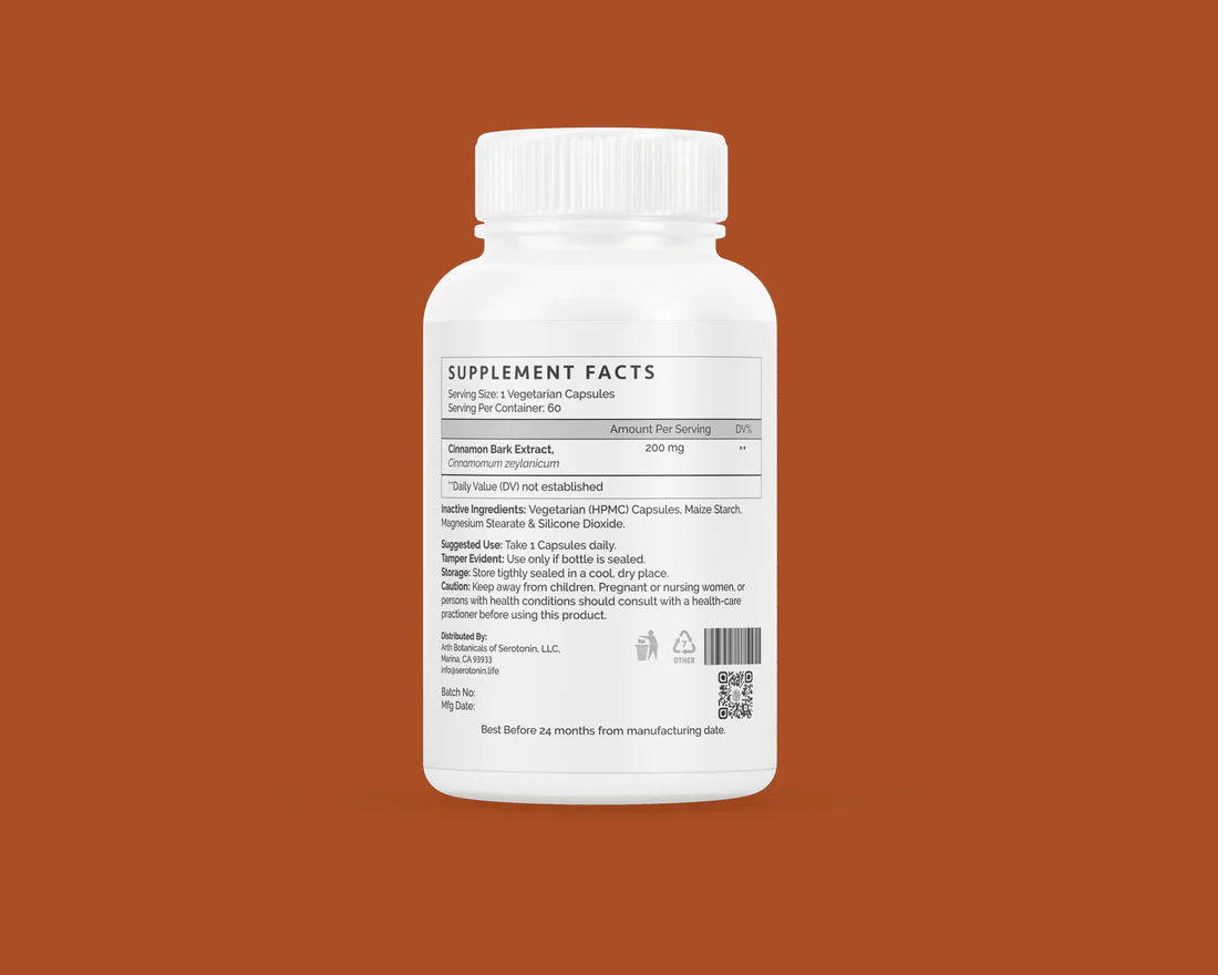 Cinnamon Supplement Facts