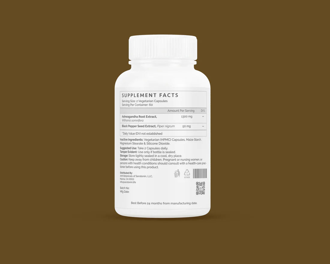 Ayurvedic Ashwagandha Supplement Facts