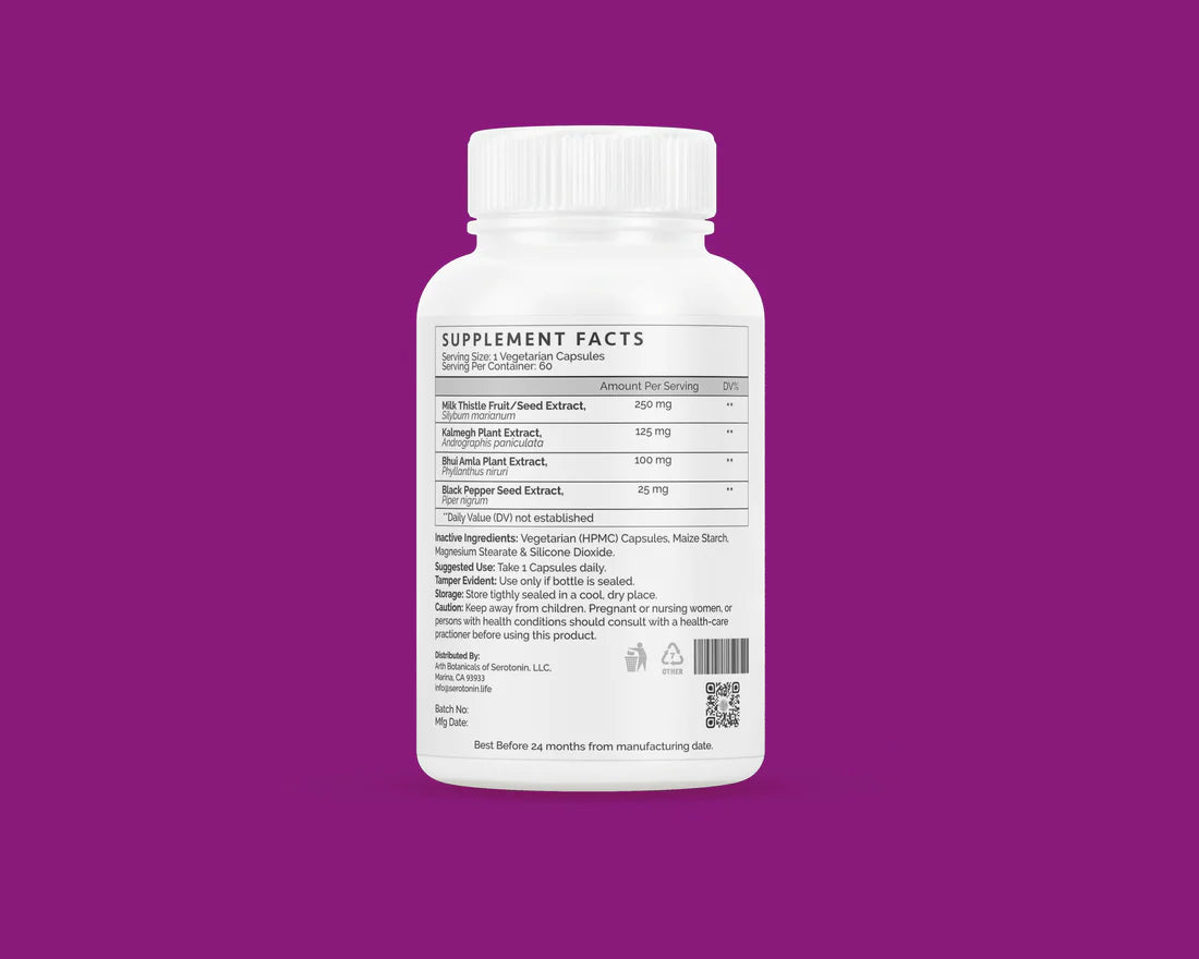 Ayurvedic Milk Thistle Supplement Facts