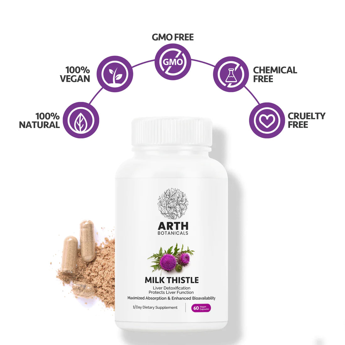 Natural Milk Thistle Supplement